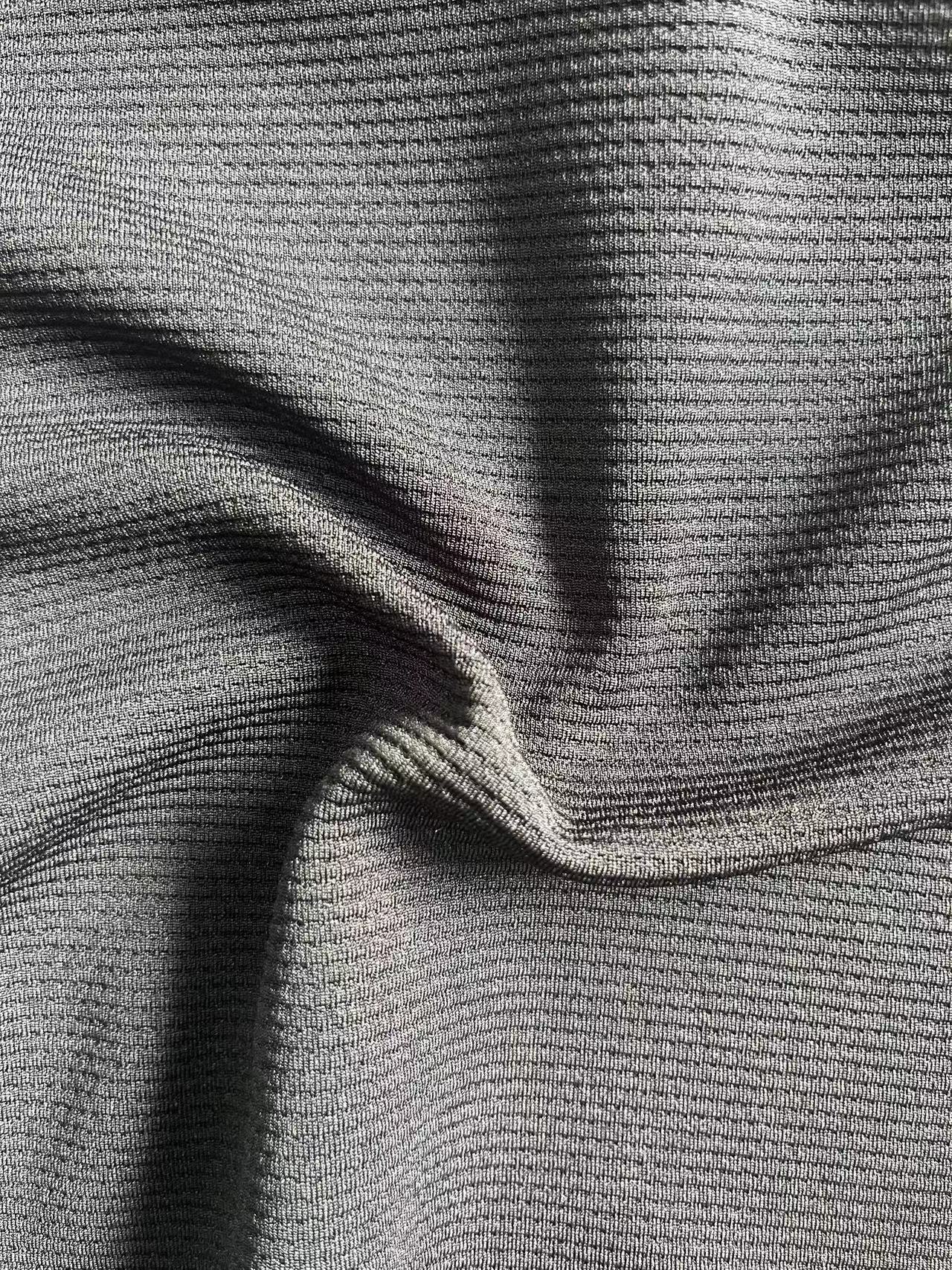 Double knit rib fabric 