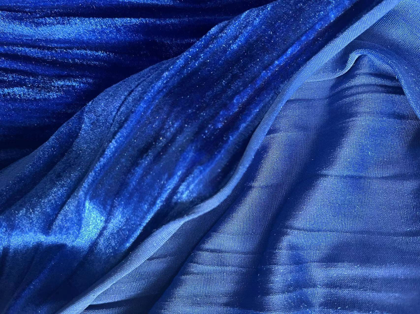 Wrinkle velvet fabric 