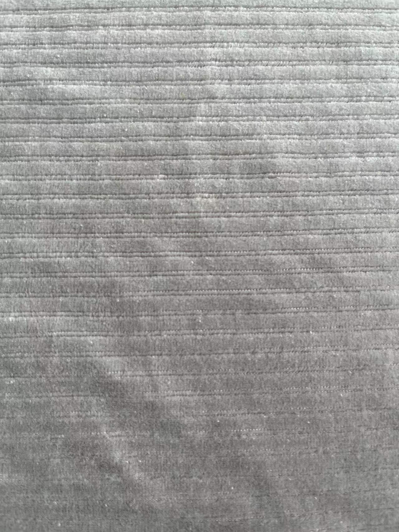 Drop needle velour fabric 