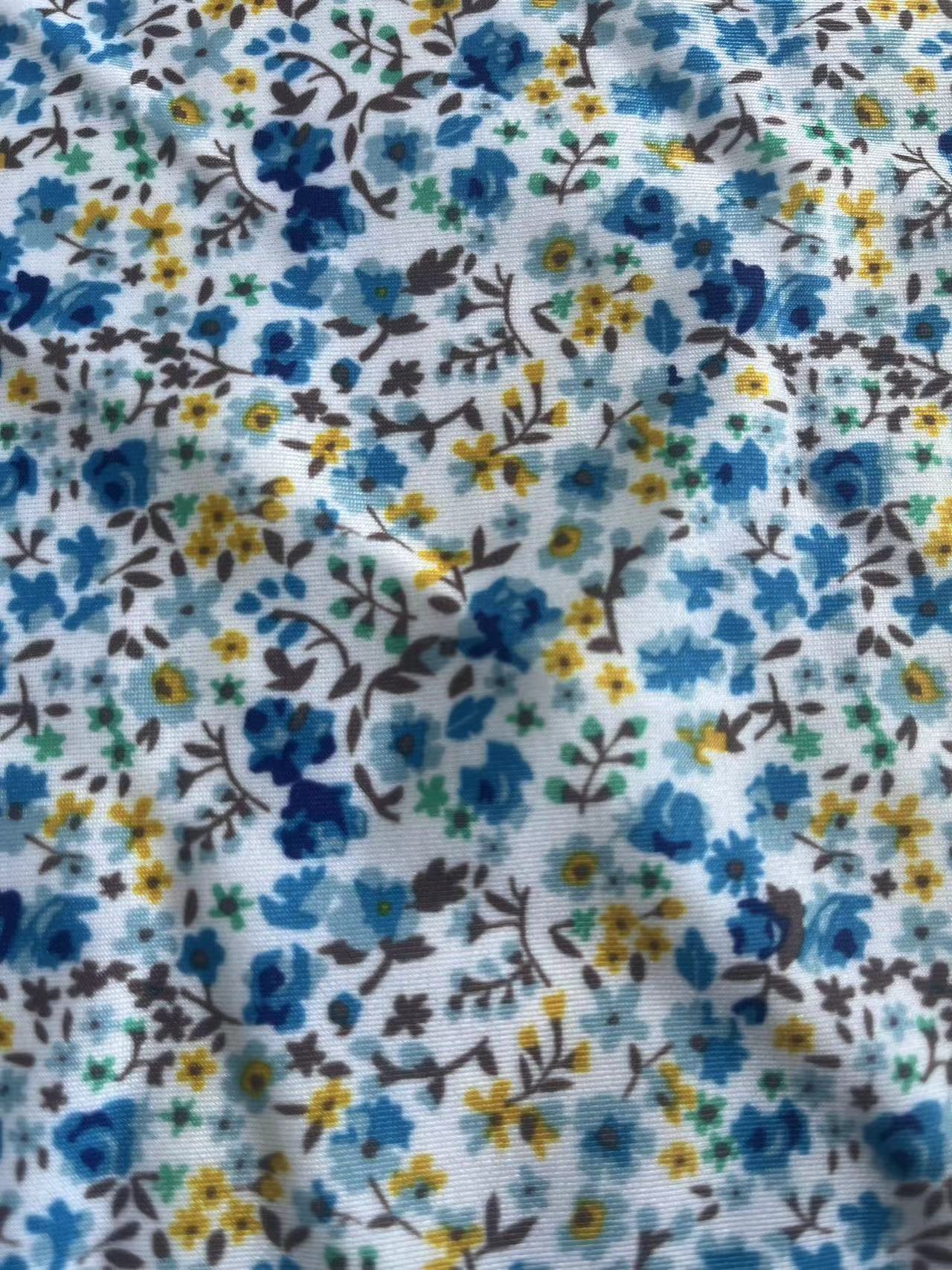 Printed swimming fabric 